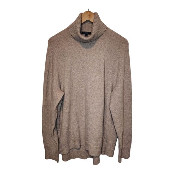 J Crew Turtle Neck Sweater Super Soft Yarn Alpaca Wool Blend Women's Size XL - Picture 1 of 9